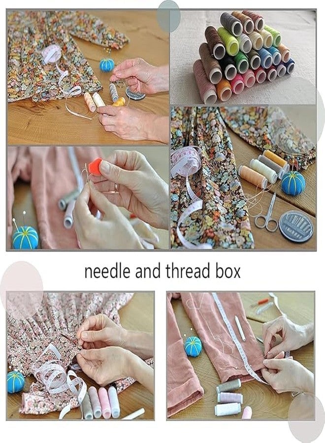 FLIZZOW Sewing Kit, Fapiwen Home Sewing Kit, DIY Sewing Supplies for Adults and Kids, Sewing Supplies and Accessories Contains 12 Spools of Thread of 100m, Sewing Needles and Tape Measure Etc - Image 5